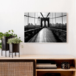 Obraz na płótnie Most Brookliński, Manhattan, Nowy Jork, USA