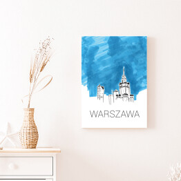 Obraz na płótnie Pałac Kultury i Nauki - Warszawa