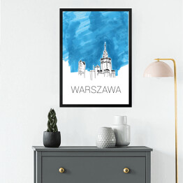 Obraz w ramie Pałac Kultury i Nauki - Warszawa