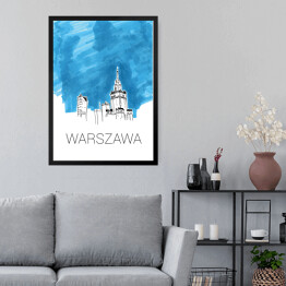 Obraz w ramie Pałac Kultury i Nauki - Warszawa