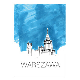 Plakat Pałac Kultury i Nauki - Warszawa