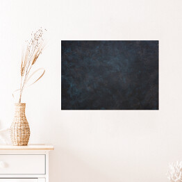 Plakat samoprzylepny Czarno niebieska ściana ze złotym pyłem