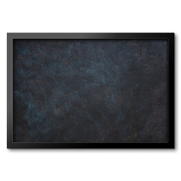Obraz w ramie Czarno niebieska ściana ze złotym pyłem