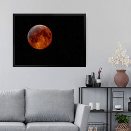 Obraz w ramie Miedziany Księżyc