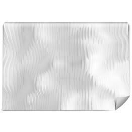 Fototapeta samoprzylepna Białe tło z liniami. 3d ilustracja, 3d 
