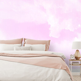 Fototapeta winylowa zmywalna Pastelowe niebo - różowa abstrakcja ombre
