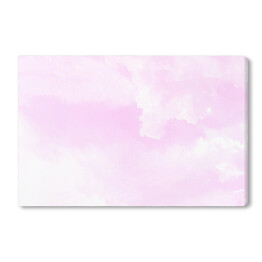 Obraz na płótnie Pastelowe niebo - różowa abstrakcja ombre