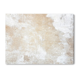 Obraz na płótnie Betonowa beżowo biała ściana