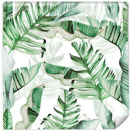 Tapeta samoprzylepna w rolce Tapeta Liście bananowca i liście palmy 3D
