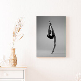 Obraz klasyczny Beautifull elastyczne blondynka dziewczyna pozowanie. Gimnastyka. 