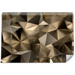Fototapeta winylowa zmywalna Abstrakcyjne trójkątne kryształowe tło. 3d ilustracja, 3d 