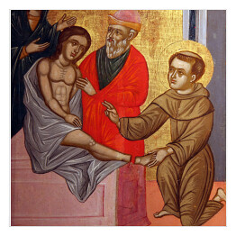 Plakat samoprzylepny Sceny z życia św. Antoniego z Padwy