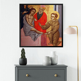 Obraz w ramie Sceny z życia św. Antoniego z Padwy