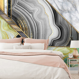 Fototapeta Marmurowa mozaika w eleganckich kolorach