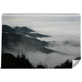 Fototapeta samoprzylepna Mgła w górach