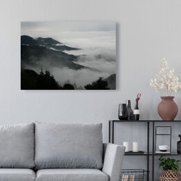 Obraz na płótnie Mgła w górach