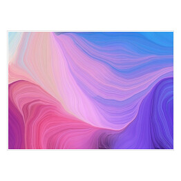 Plakat samoprzylepny Abstrakcyjne łączenia intensywnych barw