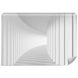 Fototapeta winylowa zmywalna Długi jednolity korytarz