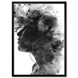 Plakat w ramie Paintography portret młodej kobiety