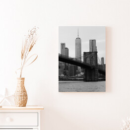 Obraz na płótnie Krajobraz miejski Most w Brooklynie 