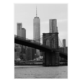 Plakat Krajobraz miejski Most w Brooklynie 