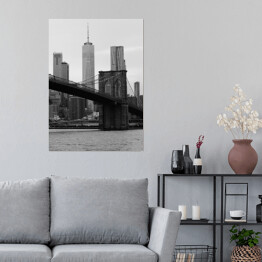Plakat Krajobraz miejski Most w Brooklynie 