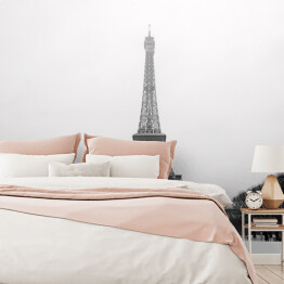 Fototapeta winylowa zmywalna Wieża Eiffla w pochmurny dzień w Paryżu
