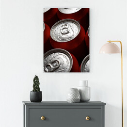 Obraz na płótnie Puszka napoju - minimalistyczna ozdoba