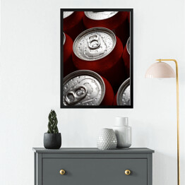 Obraz w ramie Puszka napoju - minimalistyczna ozdoba