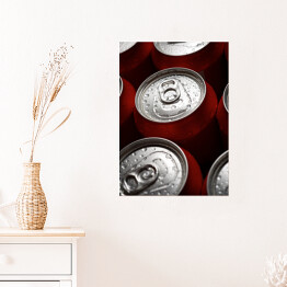 Plakat Puszka napoju - minimalistyczna ozdoba