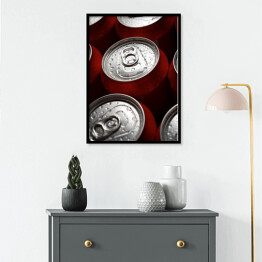 Plakat w ramie Puszka napoju - minimalistyczna ozdoba