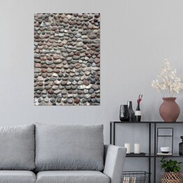 Plakat samoprzylepny Naturalna kamienna ściana