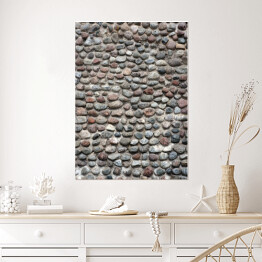 Plakat samoprzylepny Naturalna kamienna ściana