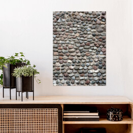 Plakat Naturalna kamienna ściana