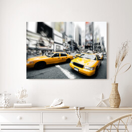 Obraz na płótnie Nowojorskie żółte taksówki