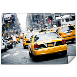 Fototapeta samoprzylepna Nowojorska żółta taksówka