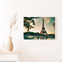 Obraz na płótnie Wieża Eiffela, Paryż, Francja
