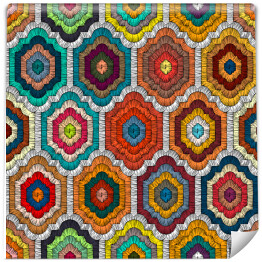 Tapeta samoprzylepna w rolce Kolorowy ornament