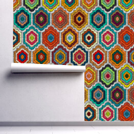 Tapeta samoprzylepna w rolce Kolorowy ornament