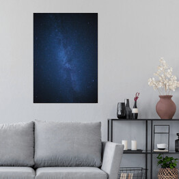 Plakat samoprzylepny Galaktyka w ciemnych barwach