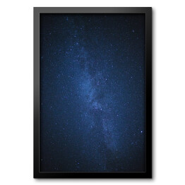 Obraz w ramie Galaktyka w ciemnych barwach