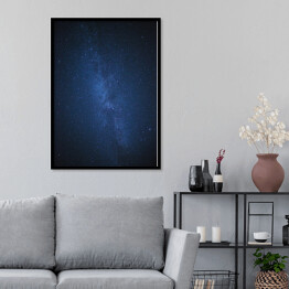 Plakat w ramie Galaktyka w ciemnych barwach