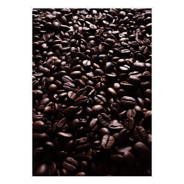 Plakat Ciemne ziarna kawy