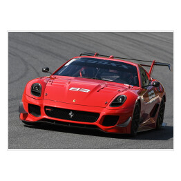 Plakat Czerwony sportowy samochód Ferrari FXX-K Evo