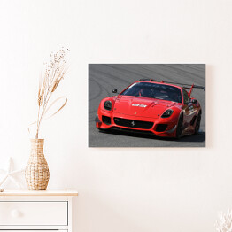 Obraz na płótnie Czerwony sportowy samochód Ferrari FXX-K Evo