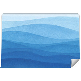 Fototapeta winylowa zmywalna Niebieski lazurowy turkusowy abstrakcyjne akwarela tło dla tekstur tła i banery internetowe projekt. Abstrakcyjne tło niebieskie kolory. Akwarela obraz z turkusowym fale morskie wzór gradientu.