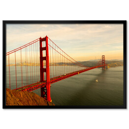 Plakat w ramie Most Golden Gate, San Francisco