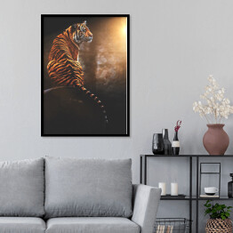 Plakat w ramie Tygrys