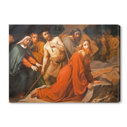Obraz na płótnie Jezus pod krzyżem