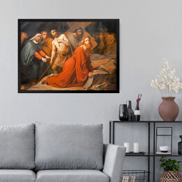 Obraz w ramie Jezus pod krzyżem